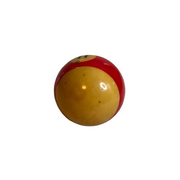 Vintage 60s-70s Pocket 11 Red Striped Pool Ball 2” Billiards - Picture 3 of 6